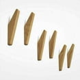 thumbnail image 1 of Ganchos de madera minimalistas, ganchos decorativos para pasillos y vestíbulos, ganchos para abrigos resistentes y de fácil instalación para soluciones que ahorran espacio, 1 of 5