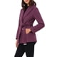 thumbnail image 4 of Abrigos Trench Chic Inspire con Cinturón para Mujer, Chaqueta de Invierno con Cuello Chal, Abrigo de Línea A, Pea, de Un Solo Botón, L Púrpura, 4 of 6
