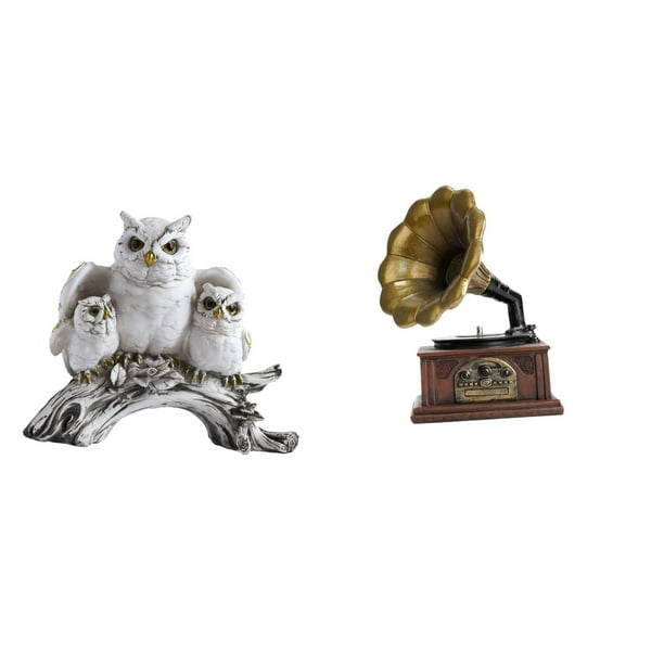 Figuras de búho,Figuras de búho,animales artificiales,artesanías,decoración del hogar,Figura en miniatura de búho moderna para dormitorio,Estatua vintage,Estatua vintage de resina,figura