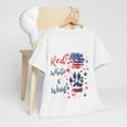 thumbnail image 5 of Red, White & Woof Independence Day Shirt, Dog Lovers 4th July ID-0603-ROID, 5 of 9