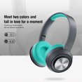 thumbnail image 5 of Noise Canceling Gaming Headset, Hwkond Bluetooth Headphones Over Ear Foldable Wireless And Wired Stereo Headset For Cell Phone PC Soft Earmuff SLight Weight For Prolonged Wearing,Green, 5 of 8