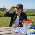 thumbnail image 6 of Byfri Lobster Embroidered Vintage Baseball Cap Washed Cotton Dad Hat for Outdoor Black 56-58cm, 6 of 7