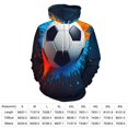 thumbnail image 2 of Football-1 3d Sweatshirts Hoodie Fashion Casual Personality Men's Women Street Hoodie Pullovers Long Sleeve Comfortable Top, 2 of 6