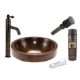 thumbnail image 2 of Premier Copper Products  VR17SKDB Single Handle Vessel Faucet Package, 2 of 2