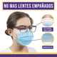 thumbnail image 4 of Mascarilla facial desechable transpirable de 3 capas (Azul Cielo) - Fabricada en EE. UU. - | Polipropileno no tejido | Bloquea el polvo y la contaminación del aire | (50 piezas) Lutema 3-Ply, 4 of 6