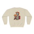 thumbnail image 3 of Dia de los Muertos Skeleton Enjoying Pizza - Unisex Sweatshirt, 3 of 4