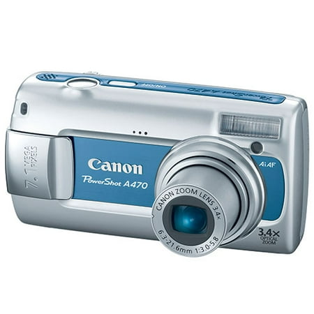 canon powershot a470 7 1mp digital camera with 3 4x optical zoom
