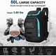 thumbnail image 2 of Snowboard Backpack Unisex Ski Boot Bag Waterproof Travel Backpack For Ski Snowboard Boots Helmet Goggles Gloves Black, 2 of 5