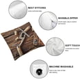 thumbnail image 4 of BANET Throw Pillow Cushion Cover, Wine Organic Liquor , Decorative Square Accent Pillow Case 22x22in, 4 of 5