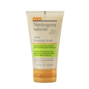 Neutrogena Naturals Acne Foaming Wintergreen Facial Scrub, 4.2 fl. oz