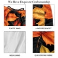 thumbnail image 4 of luoweisi Men's Beach Shorts Quick Dry Swim Trunks with Mesh Lining Maple Leaf L, 4 of 5