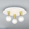 thumbnail image 2 of Livex Lighting - Hillview - 3 Light Flush Mount in Contemporary Style - 14, 2 of 8