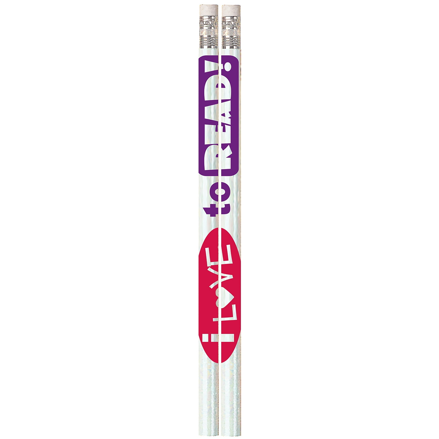 Musgrave Pencil Company I Love to Read! Pencils, 12 Per Pack, 12 Packs