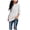 White, variant on Fuzzy Sweater for Women Cozy Long Sleeve Pullover 2025 Round Neck Slouchy Lounge Top Solid Color Casual Fall Outfits