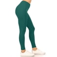 thumbnail image 2 of Women's Casual High Waist Solid Full Length Leggings, 2 of 4