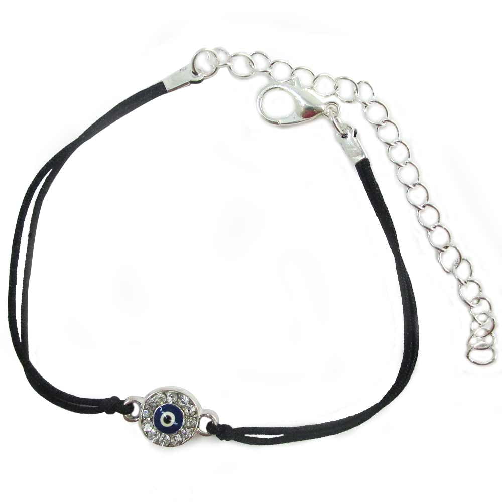 Lucky Eye Bracelet Crystal Silver Black 