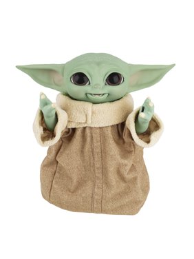 Star Wars Galactic Snackin’ Grogu 9.25-Inch-Tall Animatronic Toy, 40+ Sound and Motion