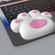 thumbnail image 4 of ReposamuñEcas para Gatos, Soporte para MuñEcas para Gatos con Teclado de 2 Piezas para Aliviar el Dolor Al Escribir, Soporte para MuñEcas para Juegos de Teclado de Computadora, 4 of 7