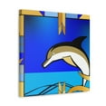 thumbnail image 2 of Dancing Dolphin Delight - Canvas, 2 of 10