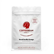 Coffee Bean Direct Decaf Seville OrangeWhole Bean Coffee, 16-Ounce Bags 3pk