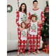 thumbnail image 2 of Pijamas familiares a juego de Navidad 2025, pijamas con estampado de alegres fuegos artificiales, ropa para adultos y niños, mono de bebé + ropa para perros, 2 of 5