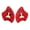 Red, variant on Universals Swimming Paddles for Various Age Groups Adjustable Straps Swimming Training Hands Flippers
