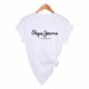 thumbnail image 1 of New style pure cotton couple fashion printed T-shirt loose short-sleeved women's clothing, 1 of 4