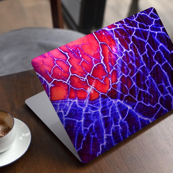 DesignSkinz Blue Red Dragon Vein Agate Full-Body Skin Decal Wrap Cover for MacBook 12" Retina (A1534)