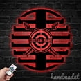 thumbnail image 3 of Handmadetneonsign Archery Medal Hanger Metal Wall Art Light, Archery Player Metal Sign Wall Decor, Home Metal Decor, 3 of 5