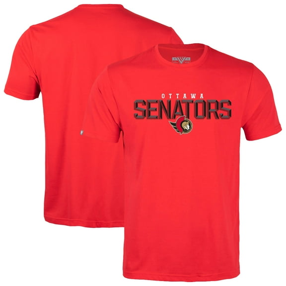 Men's Levelwear Red Ottawa Senators Richmond Carve T-Shirt