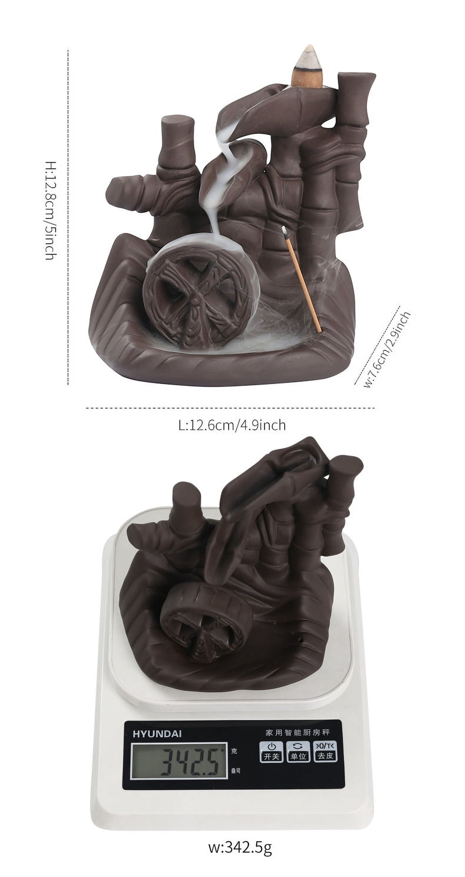 Purple Clay Backflow Incense Holder Craftsmanship Decoration Creative Chinese Timeless Operation Efficient Reflow Incense Burner
