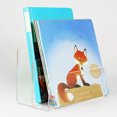 thumbnail image 4 of File Organizer 2-slot Acrylic Organizer File Folder Organizer Rack For Desk, 4 of 6