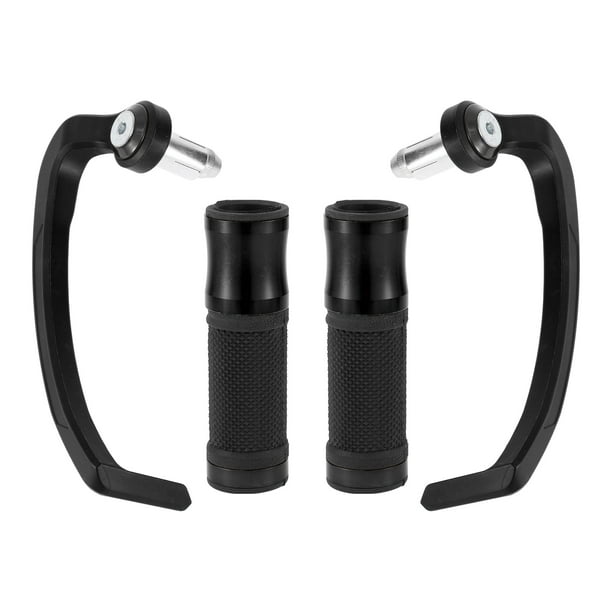 Kit de cubiertas para manillares de motocicleta Unique Bargains 7/8" 22mm 15/16" 24mm de aleación de aluminio y goma color negro