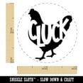 thumbnail image 2 of Chicken Hen Cluck Farm Animal Self-Inking Rubber Stamp Ink Stamper - Yellow Ink - Mini 1/2 Inch, 2 of 7