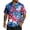 Blue_002, variant on 2026 Independence Day Shirts for Men American Flag Print Button-Up Casual Lapel Short Sleeve Shirts Summer 2026 Trendy Comfortable Tops Hawaiian Watermelon Red XL
