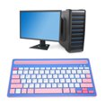 thumbnail image 1 of Teclado Inalámbrico  Teclados Recargables con Ergonomía Teclado Silencioso Ultradelgado para Tabletas Portátiles Teléfonos PC ANGGREK Otros, 1 of 8
