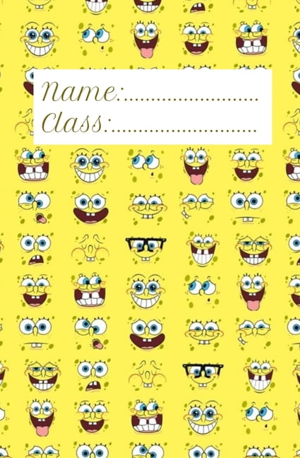 Name Class Spongebob Squarepants Notebook Paperback Walmart Com