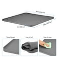 thumbnail image 2 of Alfombrilla de Silicona para Mini Nevera con Bordes Elevados, Protector de Piso para Refrigerador, Bandeja de Goteo para Mini Nevera, Gris, 2 of 6
