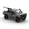 thumbnail image 2 of Technical SWAT Armored Chariot Building Block Kit, Military Tactical Truck DIY Bricks Model, Educational Assembly Toy Gift for Kids & Boys,219PCS PDF, 2 of 2