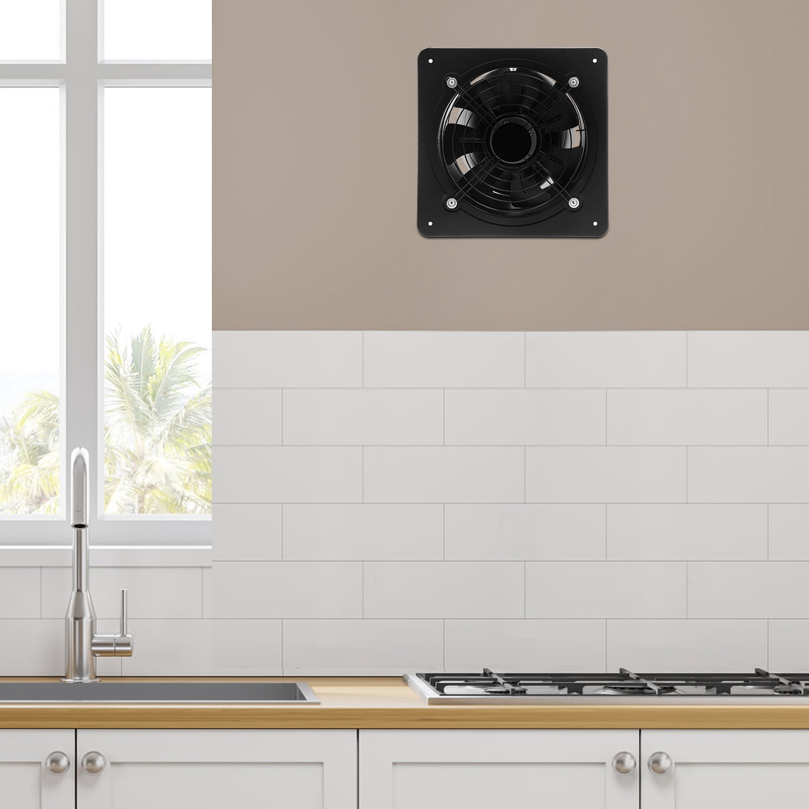 10 Inch Exhaust Fan Portable Ventilation Fan Kitchen Exhaust Fan Wall Mounted