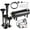 Black, variant on Datingday 150DB Train Air Horn Kit,4 Horn Kits for 150 PSI 12V Air Compressors, Black 1.59 Gallon,Ultra Loud Air Horn With Built-in 90-120 PSI Pressure Switch and Temperature Controller for Truck