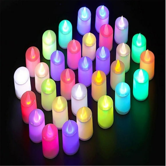 EastVita Flameless LED Electronic Candle Light Fake Candles Decorations for Bar Party Wedding