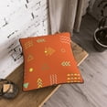 thumbnail image 3 of DouZhe Velvet Decorative Throw Pillow Covers Set of 2, Soft Square Cushion Cover with Invisible Zipper Geometric Decorative Retro Tribe Style Printing, 20"x20", 3 of 7