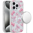 thumbnail image 2 of XPM for Apple iPhone 14 Pro Max Phone Case, Durable Fashion IMD Printed Design TPU Slim Shockproof Protective Case with Stylish Pattern Cover for iPhone 14 Pro Max (Bow Knot), 2 of 6