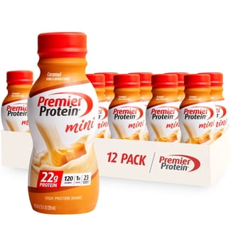 Premier Protein Shake Bundle – Chocolate Peanut Butter & Bananas & Cream, 30g Protein, 24 Pack | 1g Sugar, 160 Calories, Vitamins & Minerals