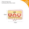 thumbnail image 2 of 1 Uds. Bolsa para bolígrafos tipo sándwich de Fruta de dibujos animados, bolsa para bolígrafos con expresión divertida de dibujos animados, 17x12x2CM, 2 of 5