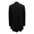 thumbnail image 6 of Fiaer Women Cardigans Sweaters with Pockets Plus Size Long Sleeve Solid Fashion Cozy Lightweight Knit Tops Black S, 6 of 6