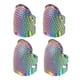 thumbnail image 1 of Dedal, protector de dedos para costura a mano, herramientas de costura DIY, colorido, 2 tamaños, 4 piezas, 1 of 6