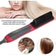 thumbnail image 3 of Chronus Hair Straightener Brush, Professional Ceramic Hair Straightener and Curling Iron 2 in 1, Electric Curling Iron Styling Tool (Red), 3 of 5
