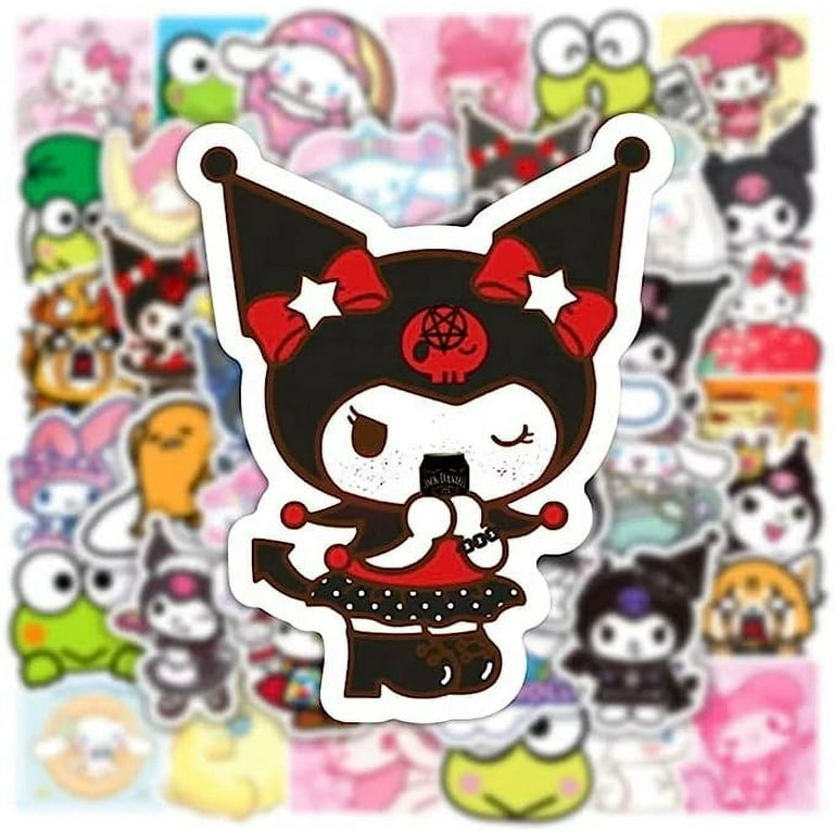 Sanrio Hello kitty Kuromi Cinnamoroll Pochacco 60pcs Sticker BOX